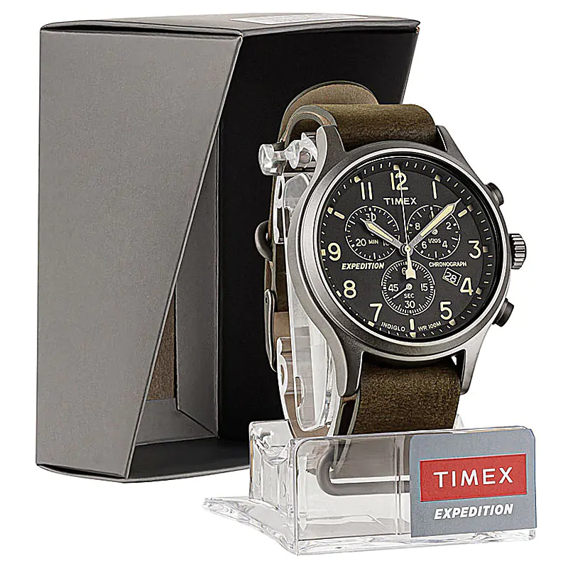 Produktfotografie in RAW-Qualität Armbanduhr Herren mit Lederarmband Geschenkbox
